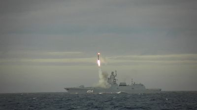 Russia shows off Zircon hypersonic cruise missile in test-launch at sea