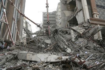 Iranian police fire shots, teargas to disperse protests over building collapse