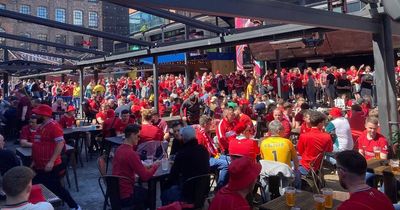 Liverpool fans transform Concert Square to sea of red before Champions League final