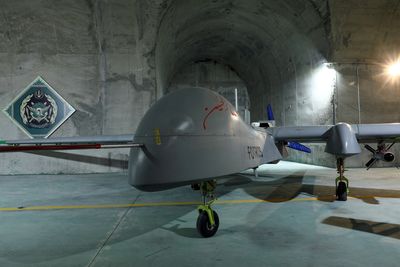 Iran shows off underground drone base, but not its location -state media