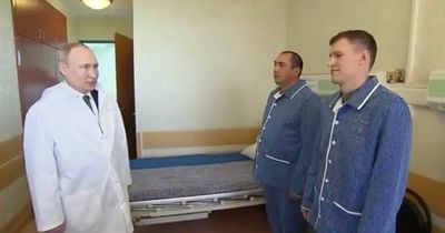 Vladimir Putin accused of staging hospital visit as patient looks strangely familiar