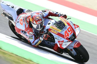 MotoGP Italian GP: Di Giannantonio takes shock pole after fiery Marquez crash