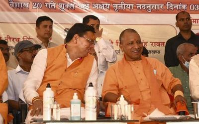 Uttarakhand bypolls | 'You'll be voting CM, not just MLA,' Yogi tells people in Dhami's poll campaign