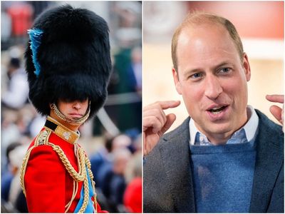 William leads Trooping the Colour full dress rehearsal