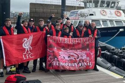 Liverpool fans cross English Channel in speedboat to reach Champions League Final