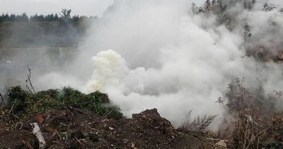 Man fined over giant illegal trash mountain discovered outside his home