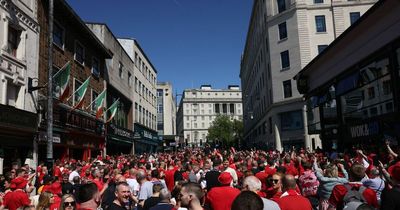 Thousands of Liverpool fans shut down city centre streets ahead of Champions League final