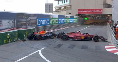 Charles Leclerc seals Monaco Grand Prix pole after late Sergio Perez and Carlos Sainz crash
