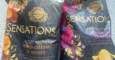 I tried the limited edition 'posh' Jubilee Sensations crisps and one tasted like smelly socks