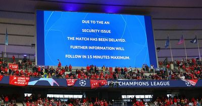 UEFA delay Champions League final kickoff due to "nightmare" for fans outside ground