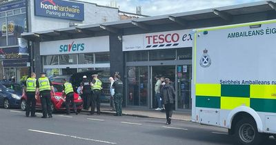 Woman taken to hospital after car ploughs into Savers shop in Prestwick Main Street