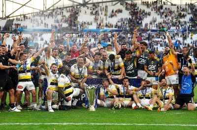 Ronan O’Gara celebrates La Rochelle’s shock last-gasp Champions Cup triumph