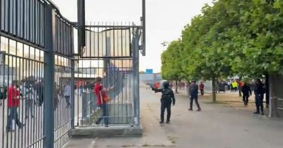 Video filmed outside Champions League final stadium shows Liverpool fans 'pepper sprayed'