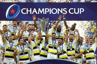 La Rochelle celebrate last-gasp Champions Cup final victory over Leinster