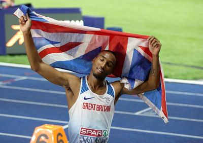 Matthew Hudson-Smith takes third place in Eugene to set new British record