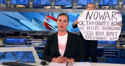 Russia's 'most hated woman' says protesting war in live TV stunt 'destroyed her life'