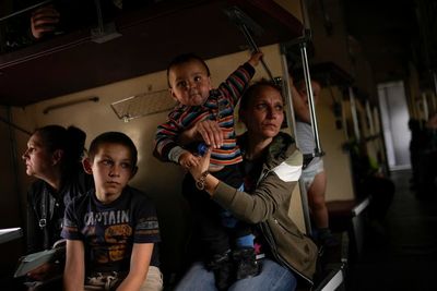 'Now I am a beggar': Fleeing the Russian advance in Ukraine