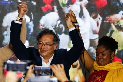 Colombia leftist Petro goes to second round with businessman Hernandez