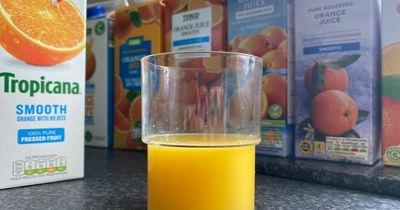 I compared orange juice from Asda, Tesco, Morrisons, Sainsbury’s M&S and Aldi to Tropicana and one was like syrup