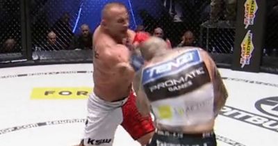 Mariusz Pudzianowski bounces rival’s head off canvas with brutal uppercut KO