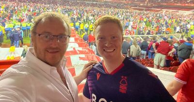 Nottingham Forest dad at Wembley thanks Reds fans for support after son's death before final