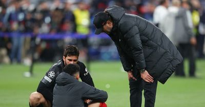 Alisson Becker consoles Luis Diaz as Champions League final chaos further exposed