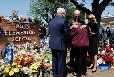 Joe Biden heads to Uvalde to comfort grieving families of school shooting