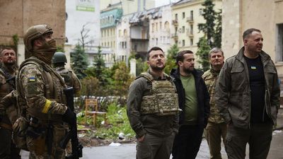 Blasts shake Kharkiv after Zelenskiy visit