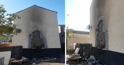 Yobs set fire to Kilmarnock house after torching fly-tipped bed