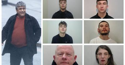 Locked up: The criminals jailed in Greater Manchester last week