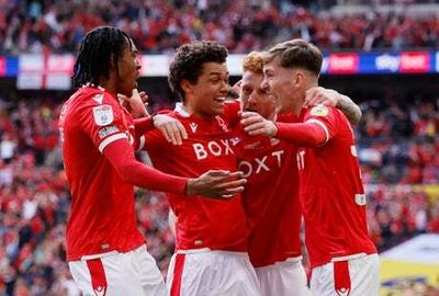 Huddersfield 0-1 Nottingham Forest: Steve Cooper’s side seal Premier League return after 23-year absence