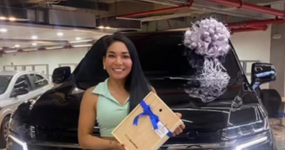 Rangers star Alfredo Morelos surprises wife Yesenia with £55k car for birthday