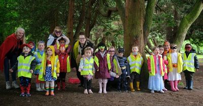 Lanarkshire superheroes raise money with sponsored walk