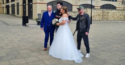 Gateshead newlyweds get wedding surprise from The Script before Utilita Arena gig