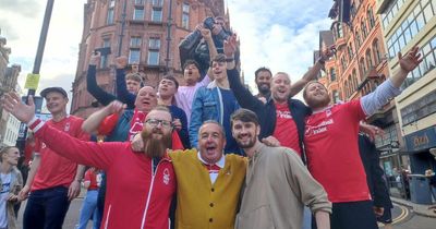 Forest fans pour onto the streets of Nottingham and London to celebrate unforgettable win