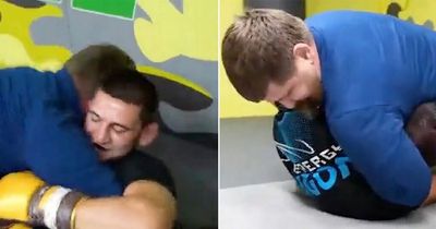 UFC star Khamzat Chimaev 'choked out' by Chechen leader in sparring session