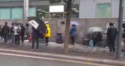 Passport office chaos as holidaymakers bring camp chairs to wait in huge queues