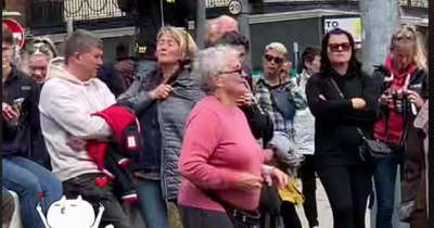 Dancing Edinburgh gran goes viral after letting loose near city centre buskers