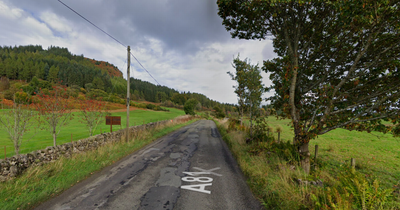 Four people rushed to hospital after crash between car and motorbike near golf club