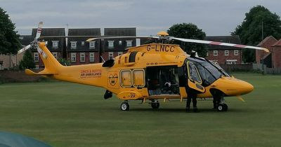 Air ambulance lands near Retford after reports of 'medical emergency'