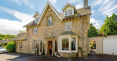 Jaw-dropping Edinburgh mansion with dressing room and summer house hits the market