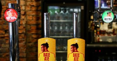 Welsh footballer Gareth Bale launches new beer range bearing his name