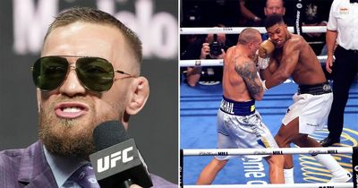 Conor McGregor assesses Anthony Joshua's chances in rematch with Oleksandr Usyk