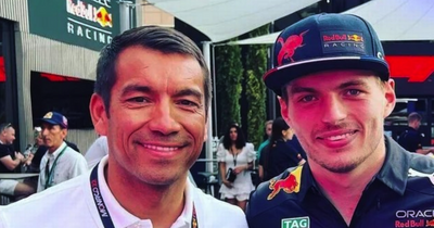 Gio van Bronckhorst takes Rangers break with Max Verstappen as he enjoys time off at Monaco Grand Prix