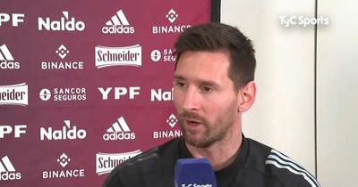 Lionel Messi admits he "had everything" in Barcelona and didn't want to leave the club