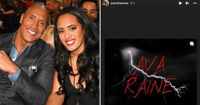The Rock's daughter reveals wrestling name as she prepares for WWE debut