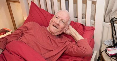 Disabled grandad spends 18 hours a day in bed after two year wait for operation