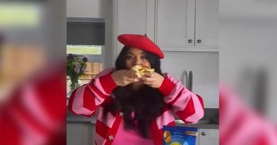 Scarlett Moffatt fans divided over the contents of her sandwich