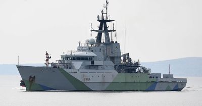 Why an eighty-metre-long Royal Navy ship is docked at Cardiff Bay