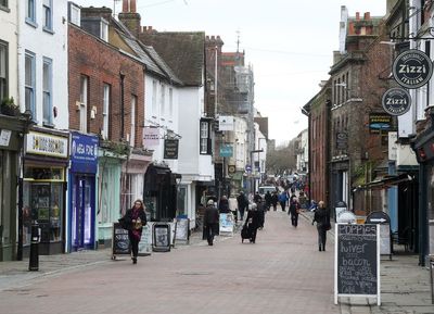 High streets feel heat of cost-of-living crisis as footfall plunges 20% below pre-Covid level